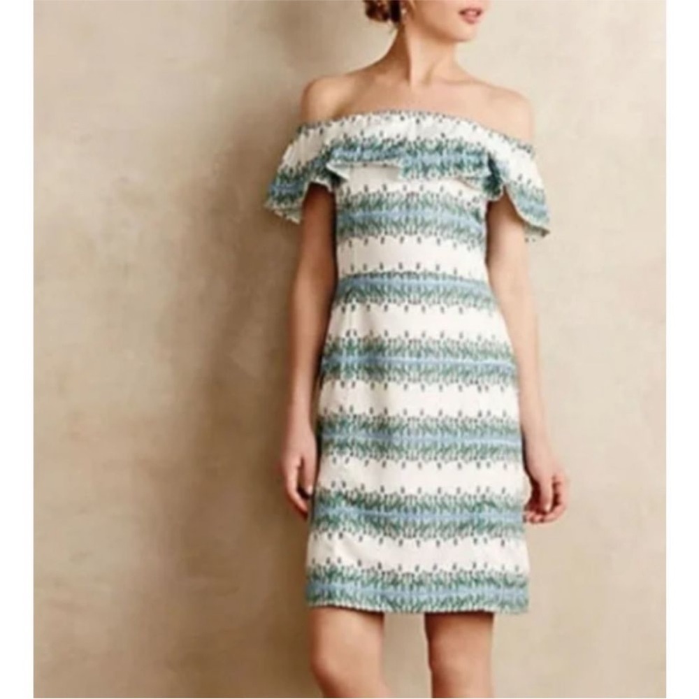 Anthropologie Beetle Beetle Off The Shoulder Floral Dress